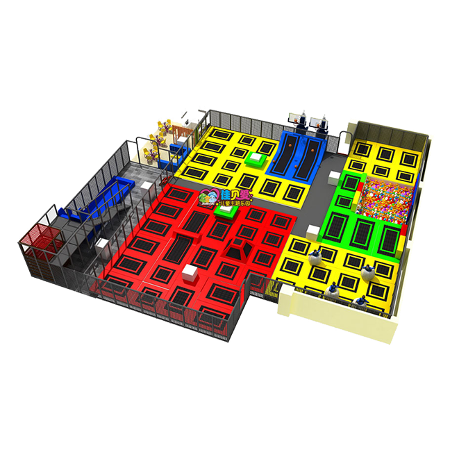 河南鹤壁蹦床主题公园案例