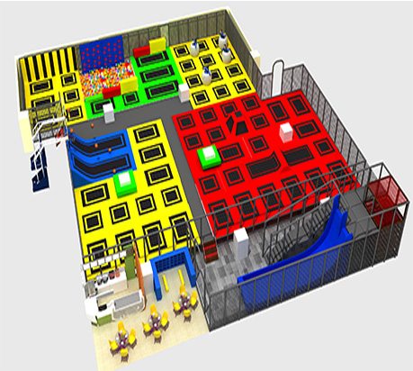室内蹦床乐园_网红蹦床效果图04